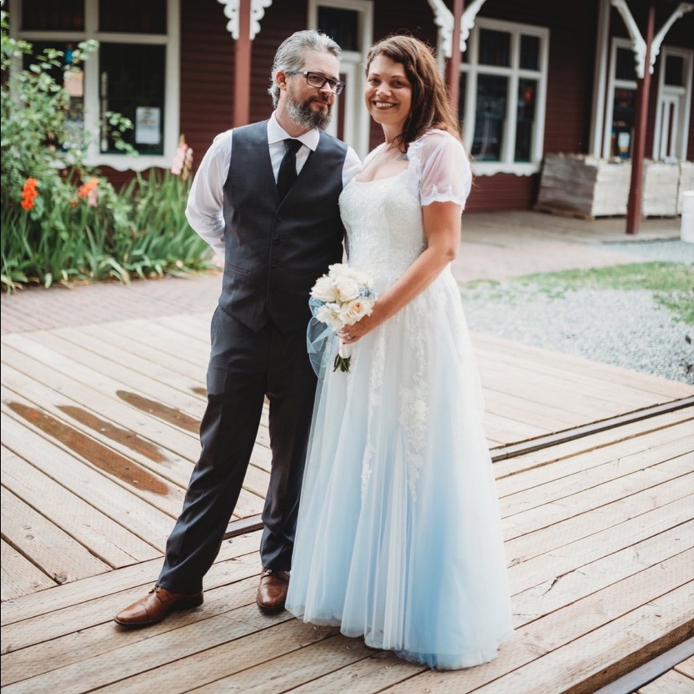 Ieie Bridal Dress - Boho Ice Blue - floor length